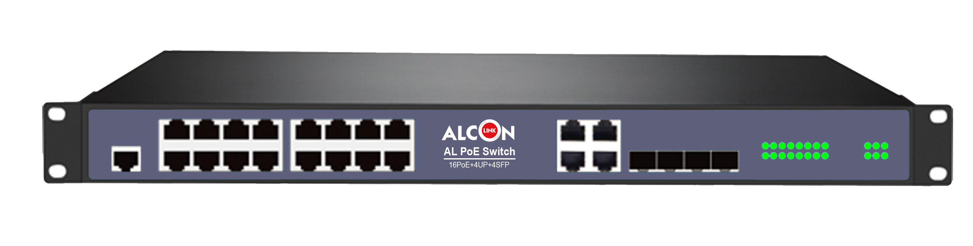   16-Port 10/100/1000Base-T Uplink L2    4-UP+ 4-SFP PoE Switch