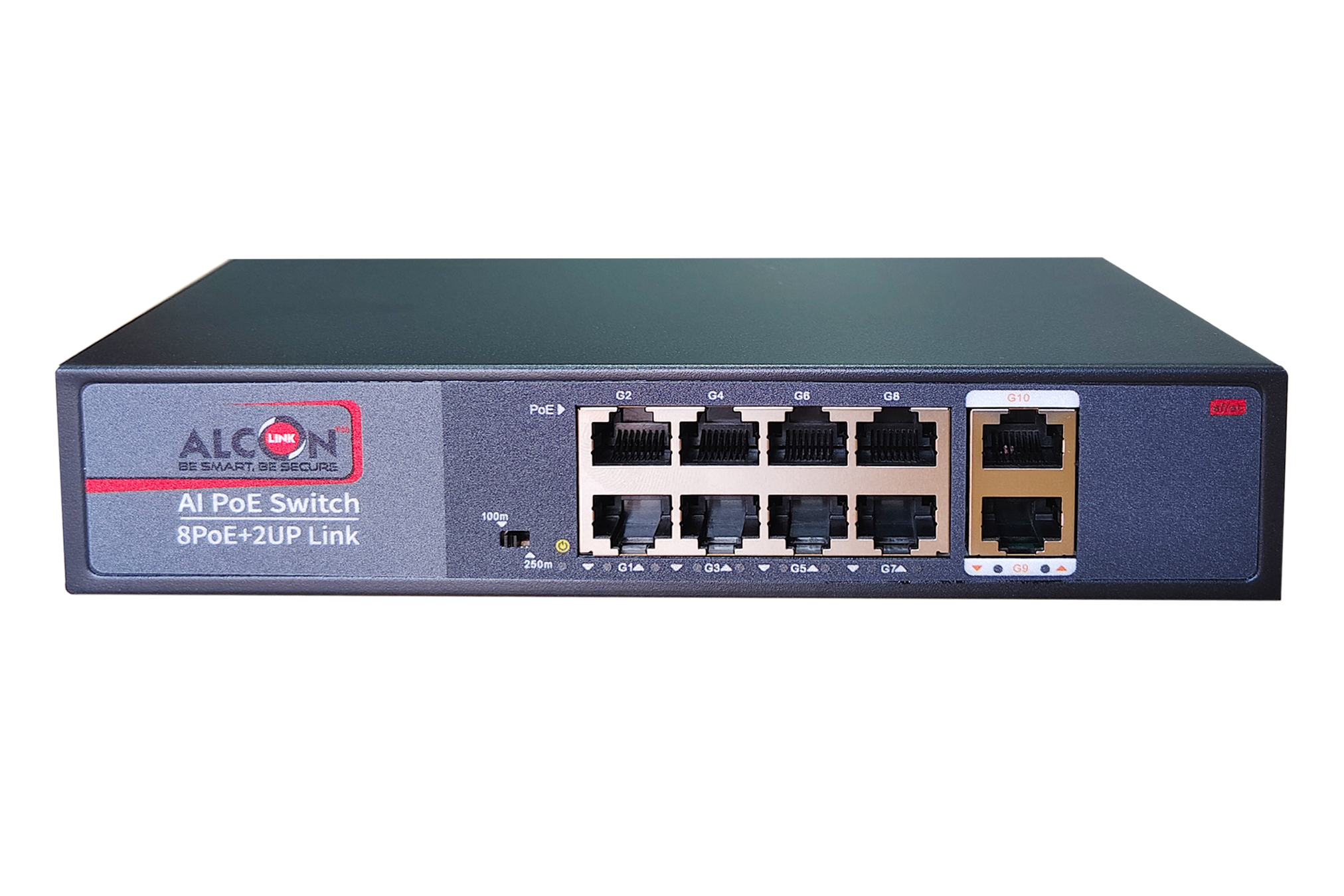 8*POE+ GE + 2*GE Up-link Desktop Switch (125W)