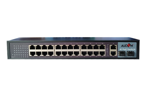 24-Port Gigabit PoE + 2* Port Giga + 2-SFP Uplink PoE Switch