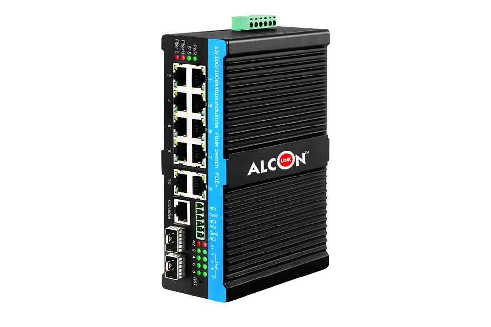 8Port Giga 2SFP Layer 2+ Ent. Managed Industrial PoE Switch (720)